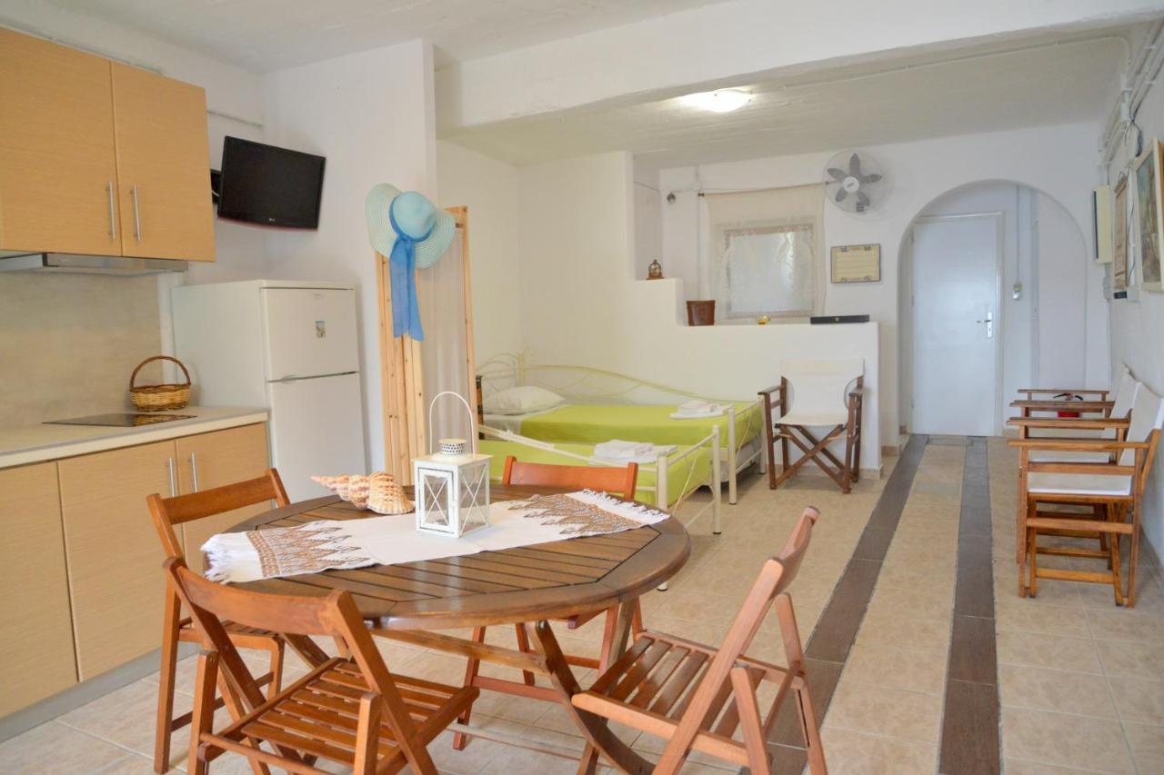 Milos Apartments Kardapis Ground Floor Klima  Kültér fotó
